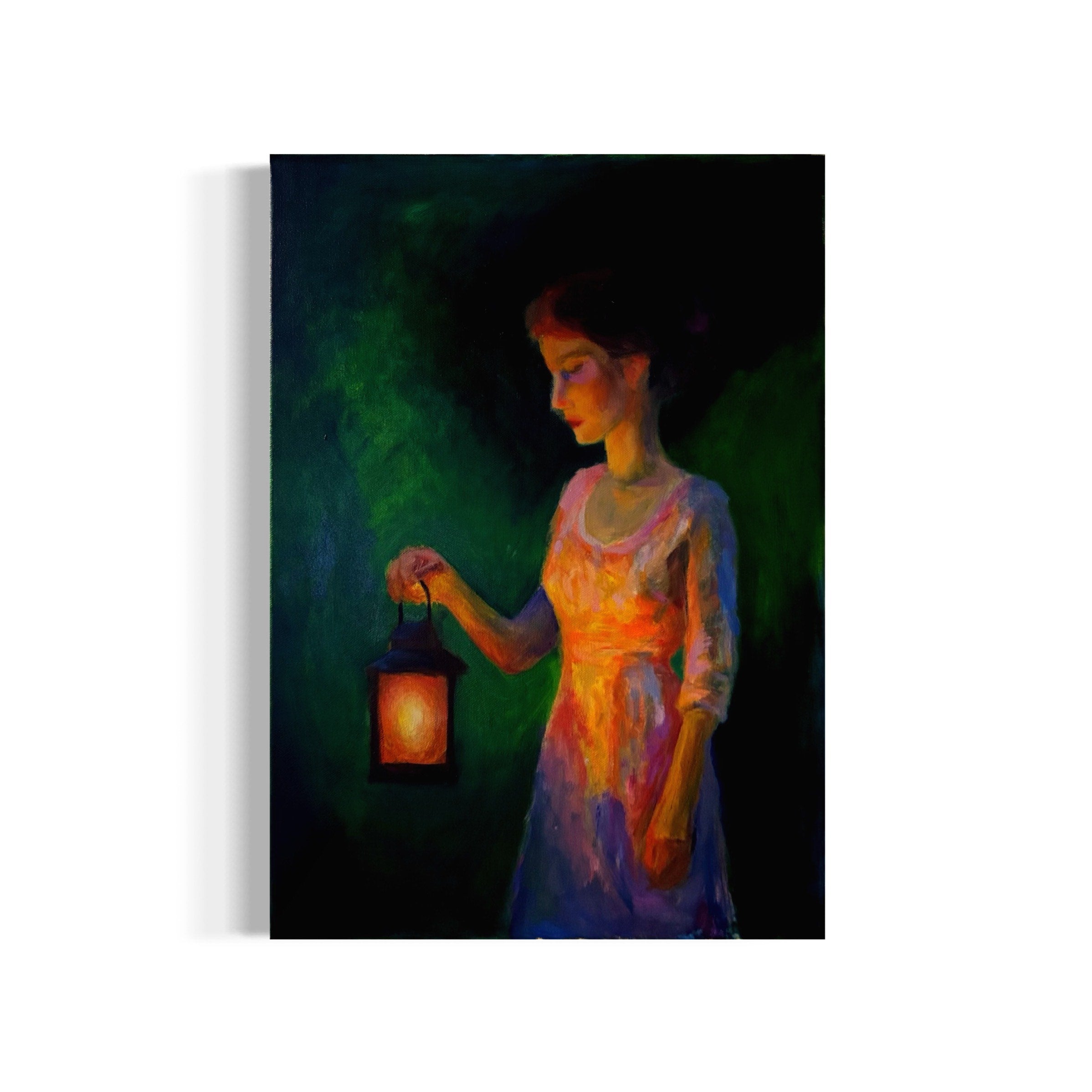 Woman With Lantern