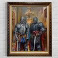 Twin Brother Knights 16x20